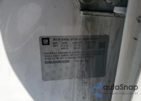 2017 Buick Regal Sport Touring из США, поврежденный, VIN 2G4GL5EX3H9182864